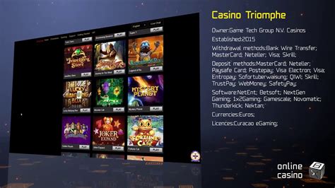 Casino triomphe review